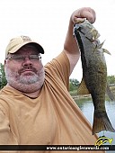 18.5" Smallmouth Bass caught on Pittock Conservation Area
