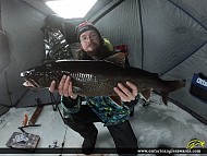 33" Lake Trout caught on Lake Joe