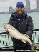 27.5" Walleye caught on Detroit River