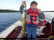 25" Walleye caught on Windemere Lake