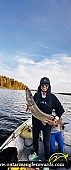 42.5" Northern Pike caught on Seseganaga Lake