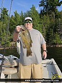 19" Smallmouth Bass caught on Big Sandy Lake