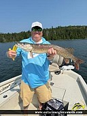 35" Northern Pike caught on Big Sandy Lake