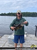 22" Smallmouth Bass caught on Georgian Bay