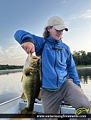 20" Largemouth Bass caught on Georgian Bay 