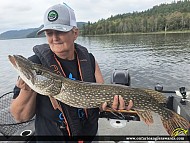 36" Northern Pike caught on Echo Lake