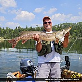 42" Northern Pike caught on Esnagi Lake