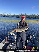 33" Northern Pike caught on Wawang Lake