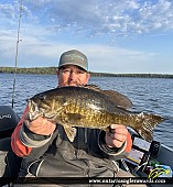 17.75" Smallmouth Bass caught on Berry Lake