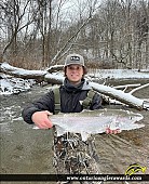 25" Rainbow Trout caught on Bronte Creek