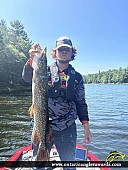 30.25" Northern Pike caught on Georgian Bay