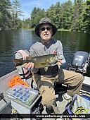 17.5" Smallmouth Bass caught on Lang Lake