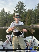 17.5" Smallmouth Bass caught on Kecil Lake