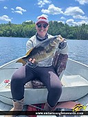 19" Smallmouth Bass caught on Hackford Lake