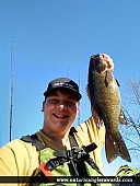 17.25" Smallmouth Bass caught on McCharles Lake