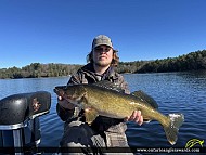 28" Walleye caught on 12 Mile Lake