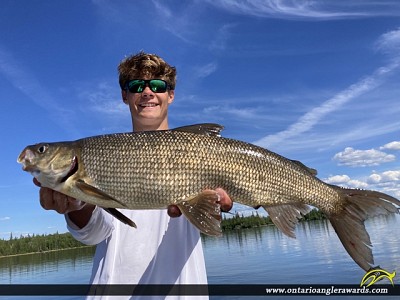 25" Whitefish caught on Trout Lake