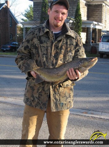 26.5" Brown Trout caught on Lake Ontario
