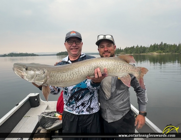 48" Muskie caught on Rough Rock Lake