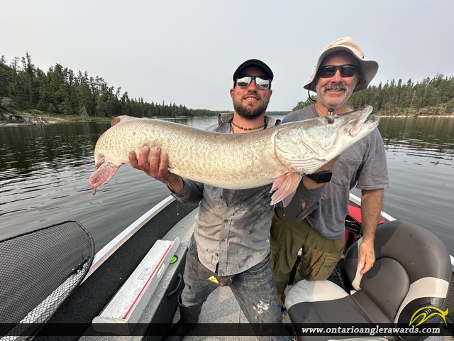 47" Muskie caught on Rough Rock Lake