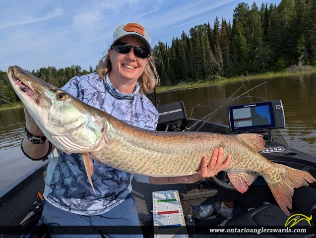 46" Muskie caught on Wabigoon Lake