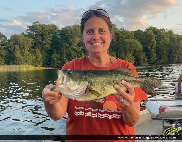 18" Largemouth Bass caught on Little Cranberry Lake