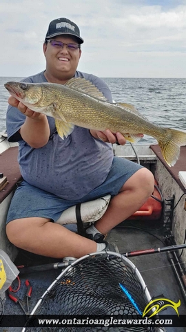 26.25" Walleye caught on Lake Erie