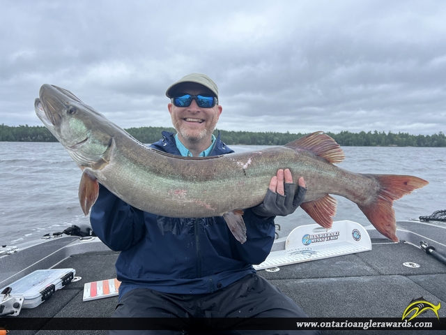 45.5" Muskie caught on French River