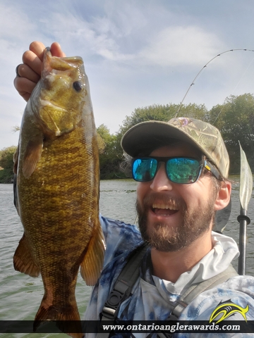 20" Smallmouth Bass caught on Grand River