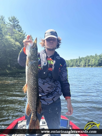 30.25" Northern Pike caught on Georgian Bay