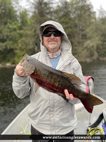 21.5" Smallmouth Bass caught on Kecil Lake